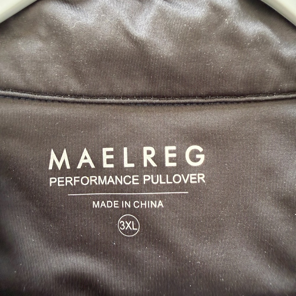 Maelreg Black And Gray Quarter-Zip Pullover View 2